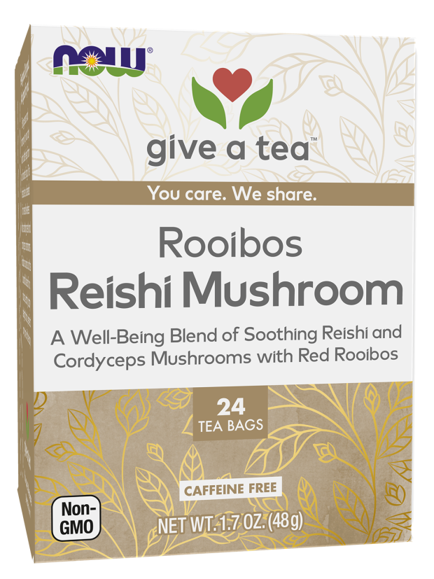 Rooibos Reishi Mushroom Tea NOW Foods
